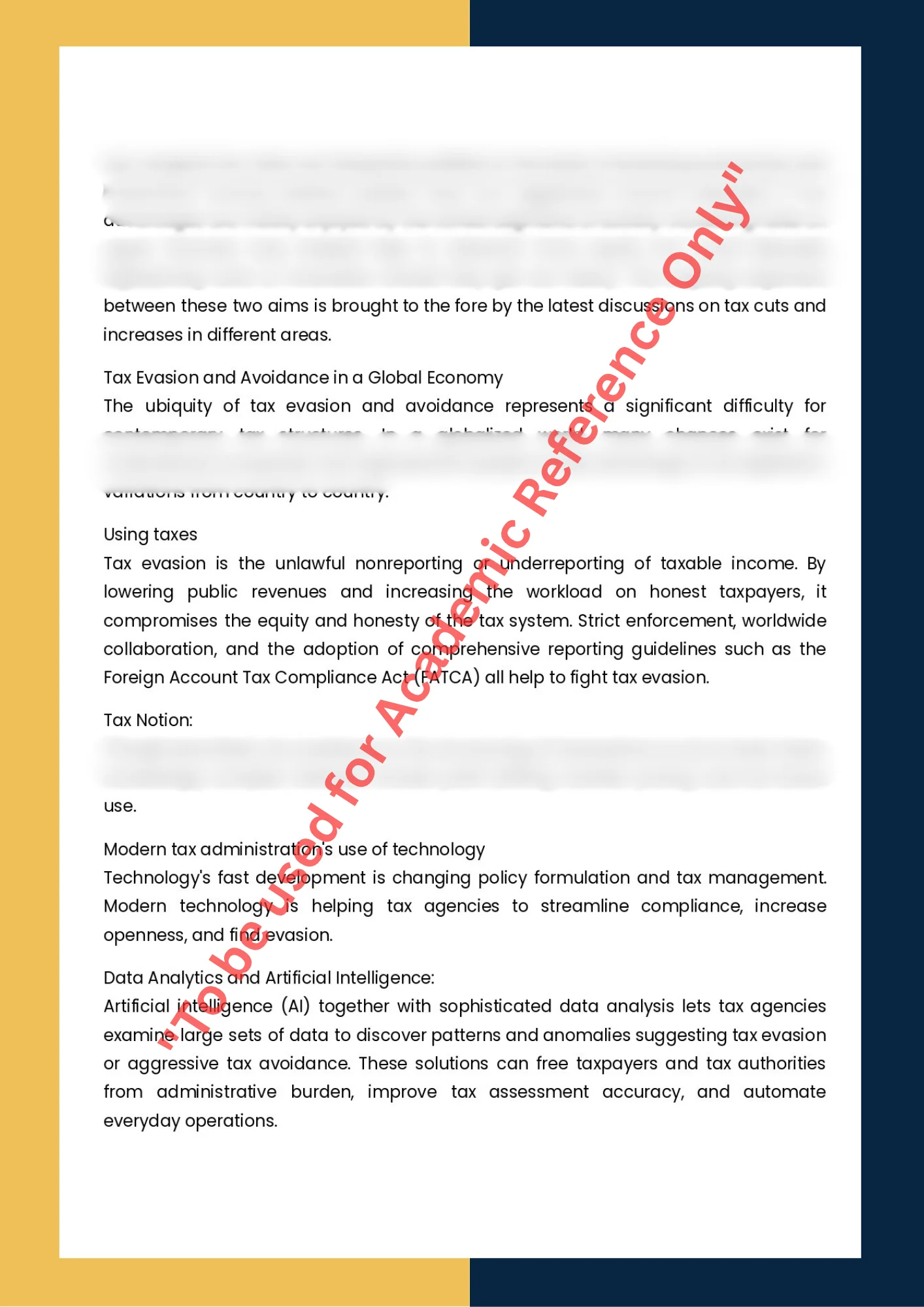 Assignment Sample For Subject ACCT 302-Taxation 2